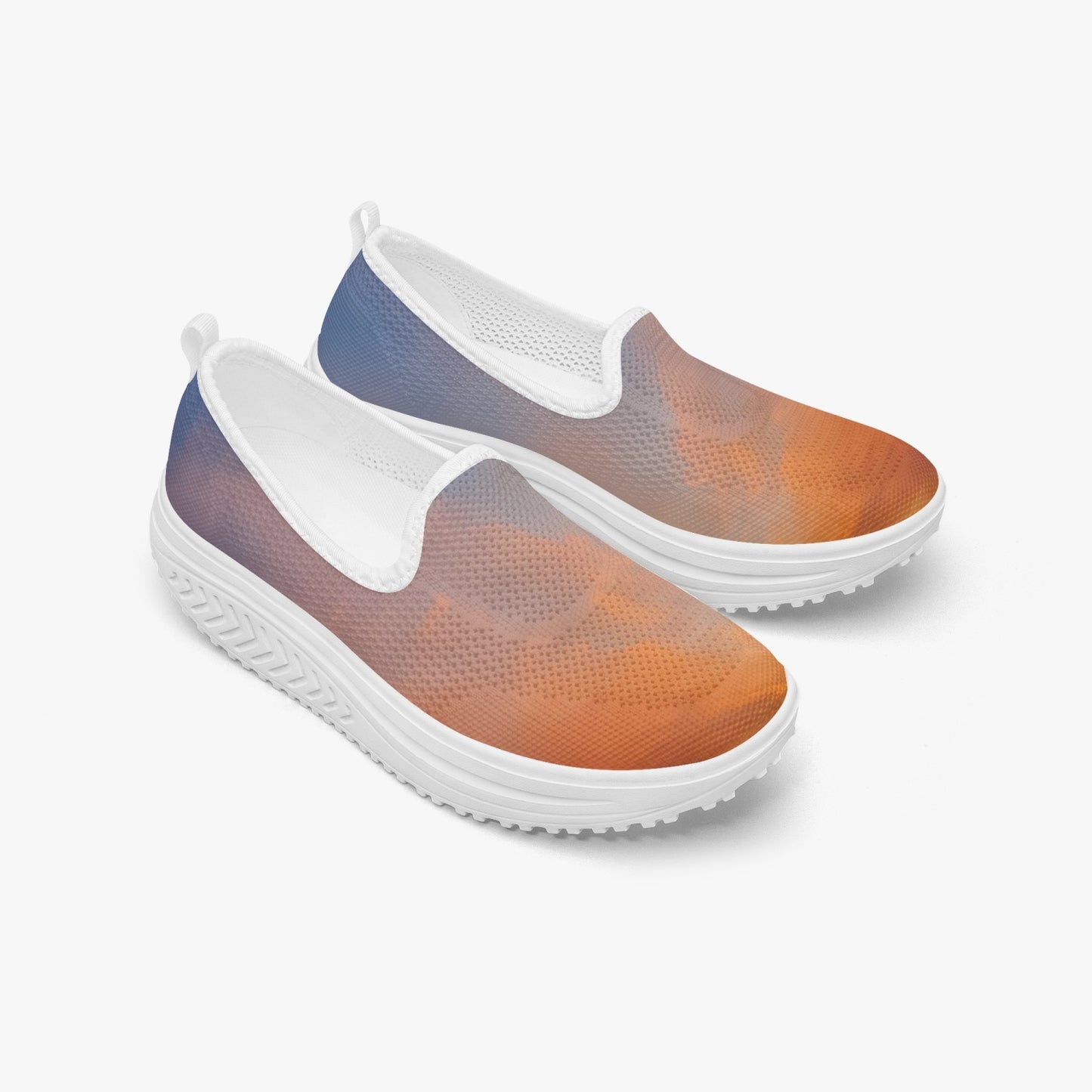 Heart filled with morning tranquility. SunWhys . Women's Slip-On Mesh Rocking Shoes