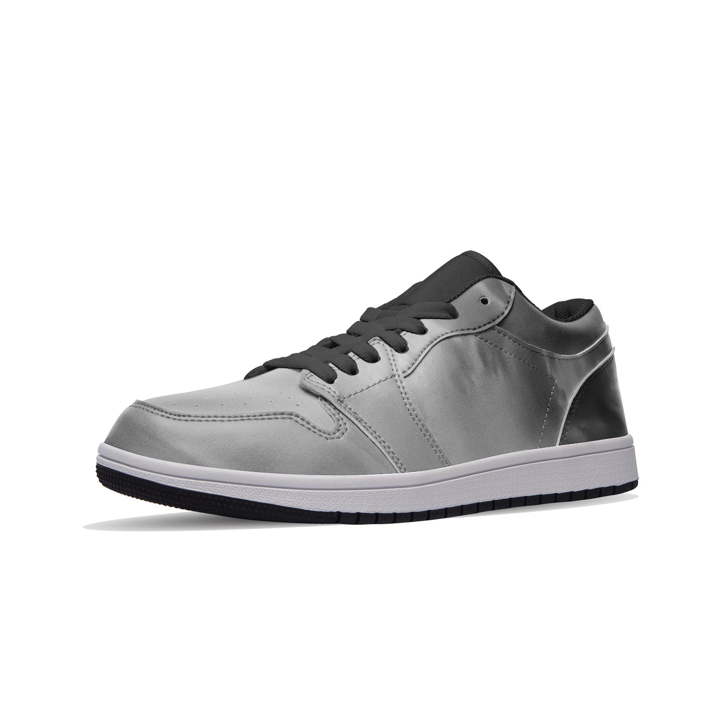 Nature pauses in reverence for the sunrise. SunWhys  Unisex Low Top Leather Sneakers
