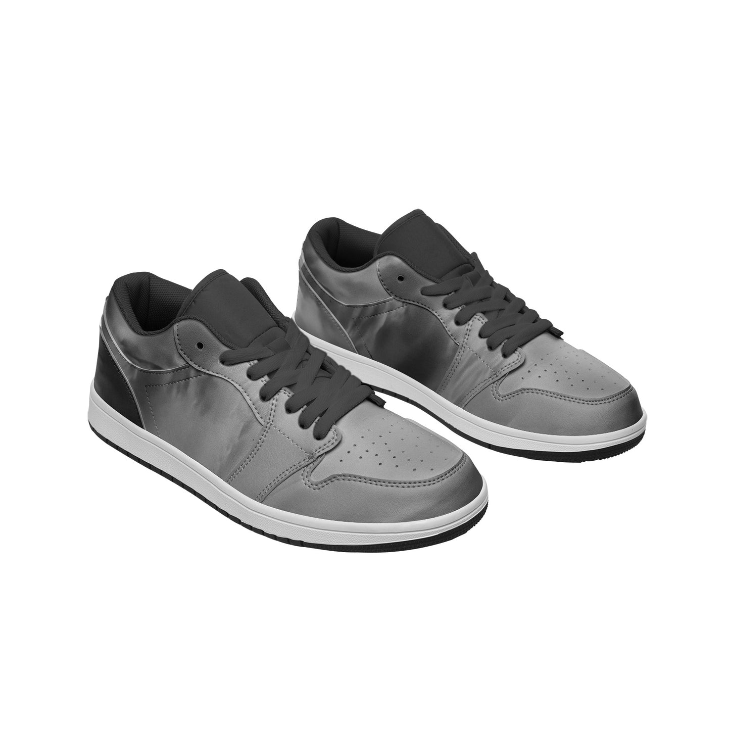 Nature pauses in reverence for the sunrise. SunWhys  Unisex Low Top Leather Sneakers