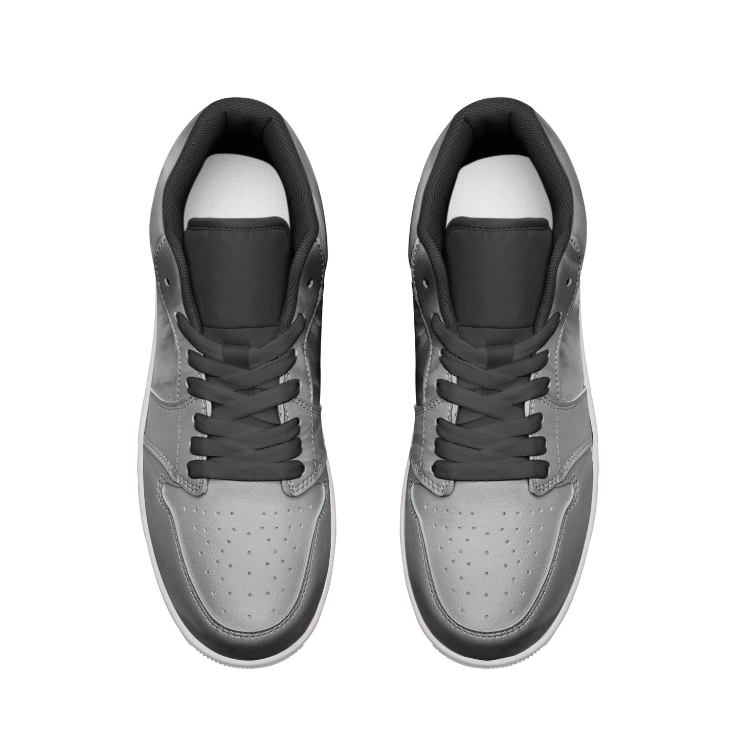 Nature pauses in reverence for the sunrise. SunWhys  Unisex Low Top Leather Sneakers