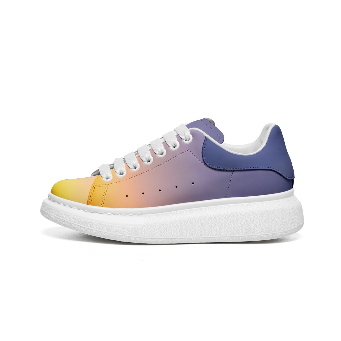 Morning serenity fills my heart. SunWhys  Unisex Non Slip Lace Up Faux Leather Sneakers