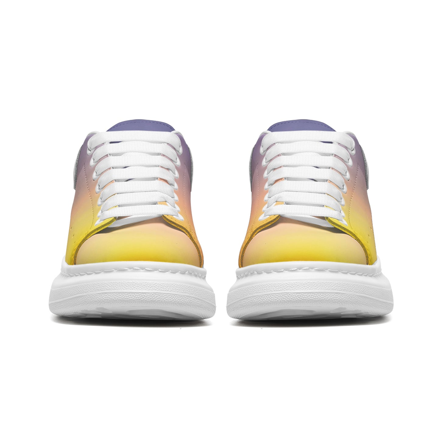 Morning serenity fills my heart. SunWhys  Unisex Non Slip Lace Up Faux Leather Sneakers